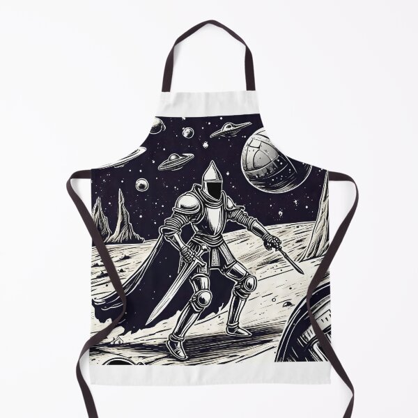 Item preview, medieval knight in space designed and sold by zanyxy.