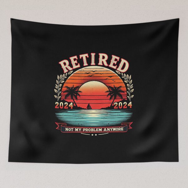Item preview, Retired 2024 Not My Problem Anymore Retirement T-Shirt designed and sold by MAPDDesigns.