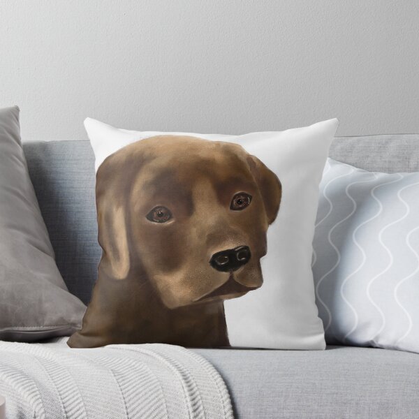 Aperçu de l'œuvre Chiot Labrador, chien, marron, mignon, câlin, doudou créée et vendue par eigenart-sylvia.
