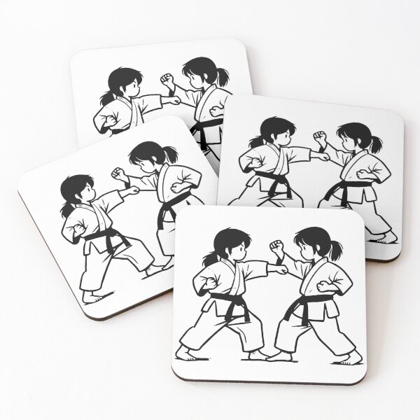 Item preview, Karate fighting kids designed and sold by DuskTillDown.