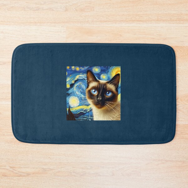 Item preview, Whiskered Harmony: Siamese Art Inspired designed and sold by BastKittyStore.