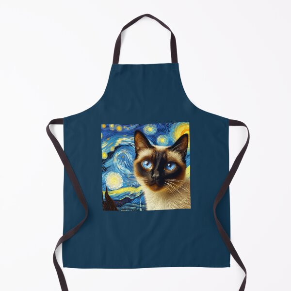 Artikelvorschau, Whiskered Harmony: Siamese Art Inspired entworfen und verkauft von BastKittyStore.