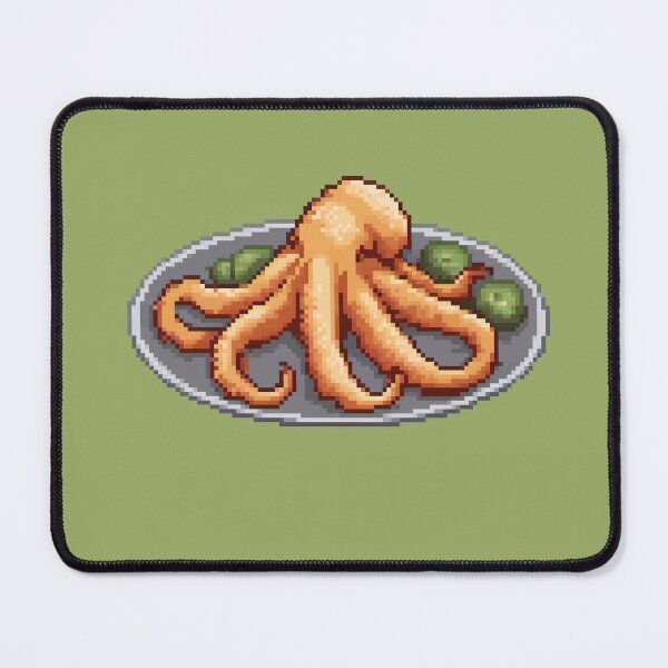 Item preview, Octo-Pixel Plate designed and sold by Pixelartshirt.