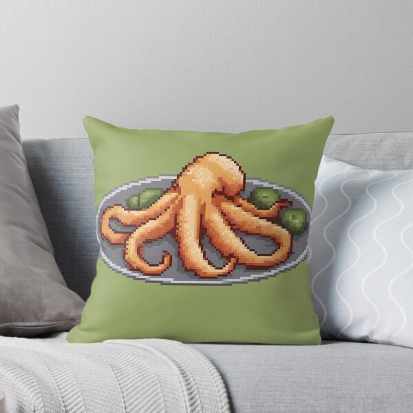 Item preview, Octo-Pixel Plate designed and sold by Pixelartshirt.
