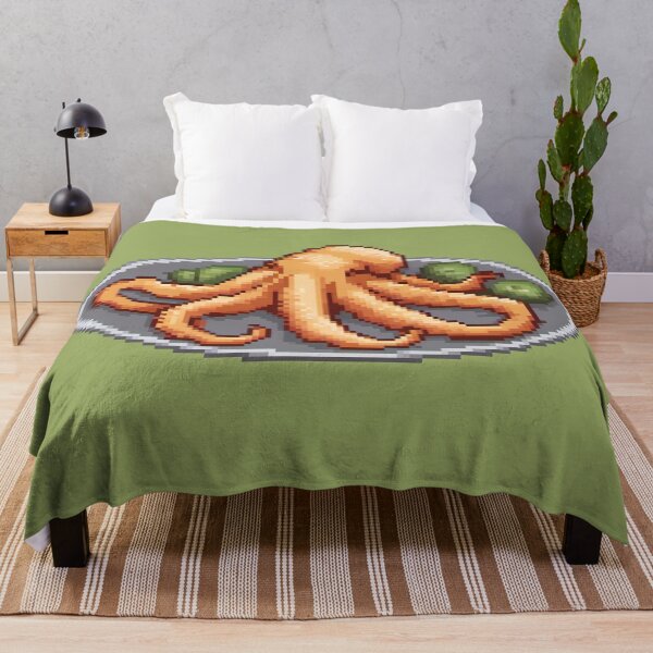 Item preview, Octo-Pixel Plate designed and sold by Pixelartshirt.