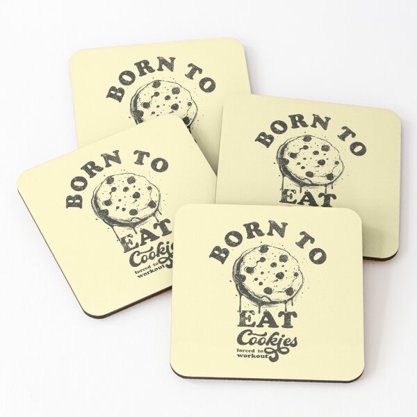 Item preview, Born To Eat Cookies Eating Cookies Lover Funny Cookie Eater Gift Idea  designed and sold by fooderiffic.