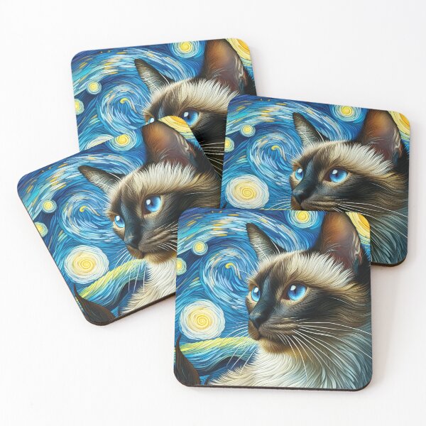 Item preview, Whisker Whimsy: Siamese Elegance designed and sold by BastKittyStore.