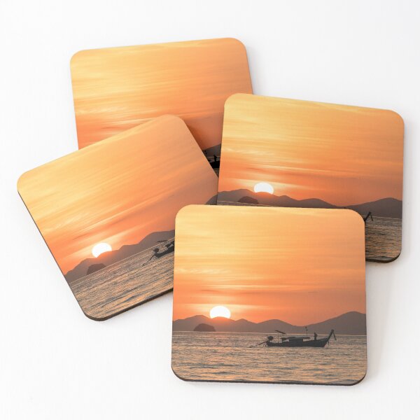 Item preview, Sunset at Ao Nang, Thailand designed and sold by JoSowden.