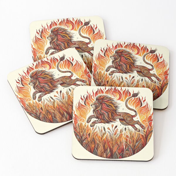 Item preview, Fire Lion of the Prairie designed and sold by Ccjib.