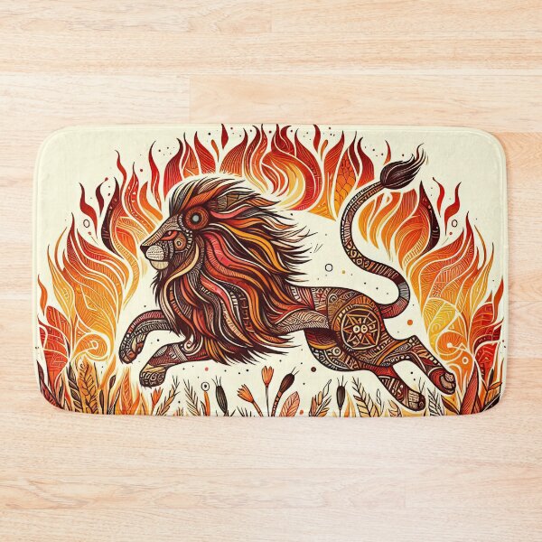 Item preview, Fire Lion of the Prairie designed and sold by Ccjib.