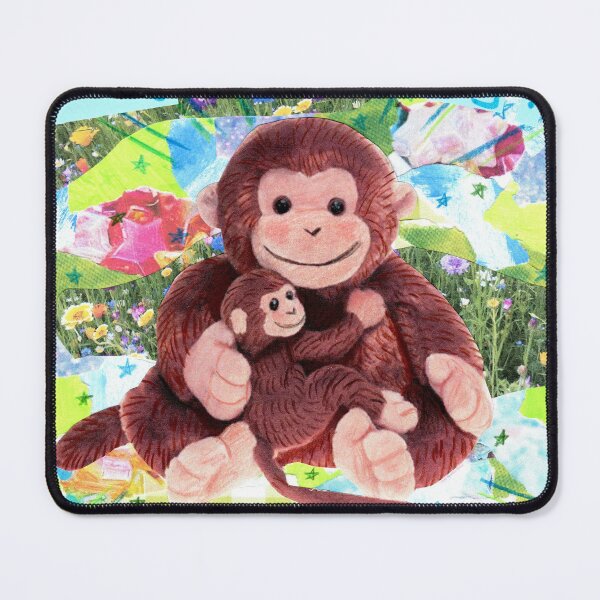 Item preview, Happy Father's Day, cute monkey and child designed and sold by OnBambisMind.