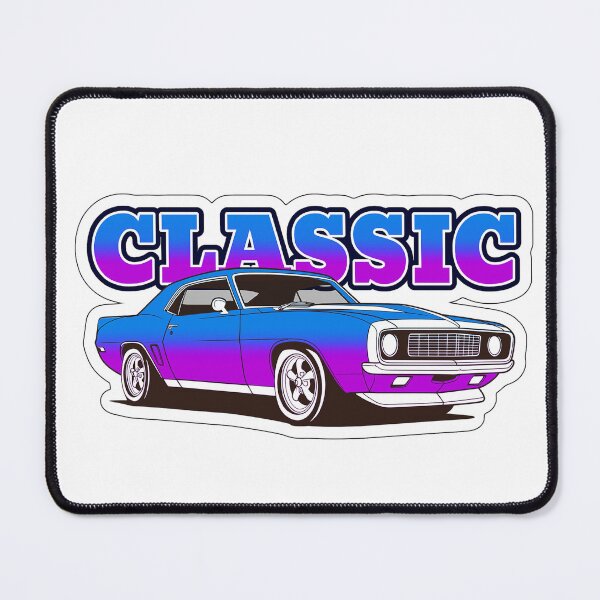 Artikelvorschau, Oldtimer-Camaro-Illustration entworfen und verkauft von Wilcox PhotoArt.