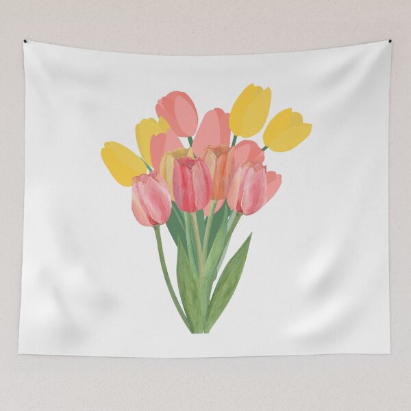 Item preview, Yellow and Flower Tulip designed and sold by Hinny8.