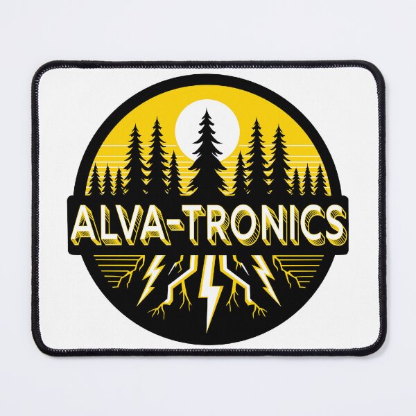 Item preview, Alva-tronics Logo designed and sold by CortexCreations.
