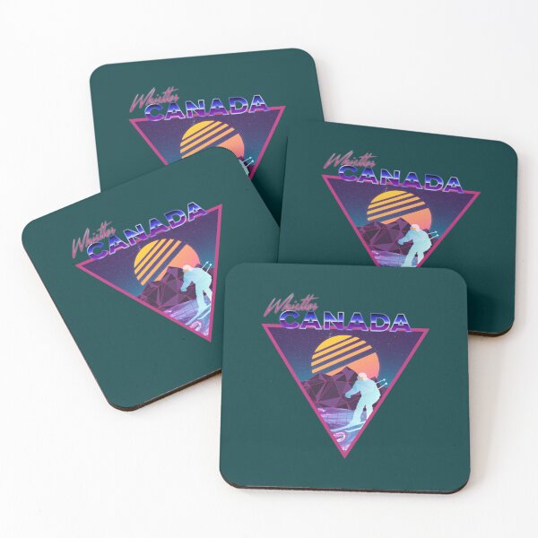 Item preview, Retro Vaporwave Ski MountainWhistler Canadas, s, and More! designed and sold by aurorahartidl.