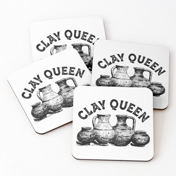 Item preview, Funny Clay Queen Pottery Ceramicist Ceramic Artist designed and sold by lanynx design.