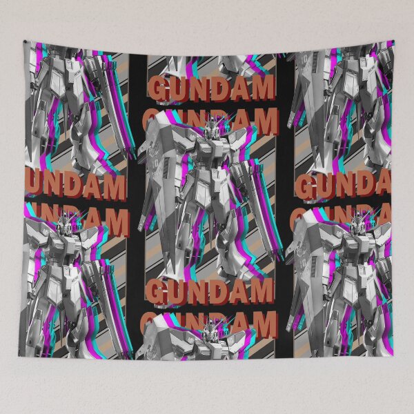 Artikelvorschau, RX 93 Unicorn Nu Gundam Rgb Glitch Design entworfen und verkauft von Wafusaurus.