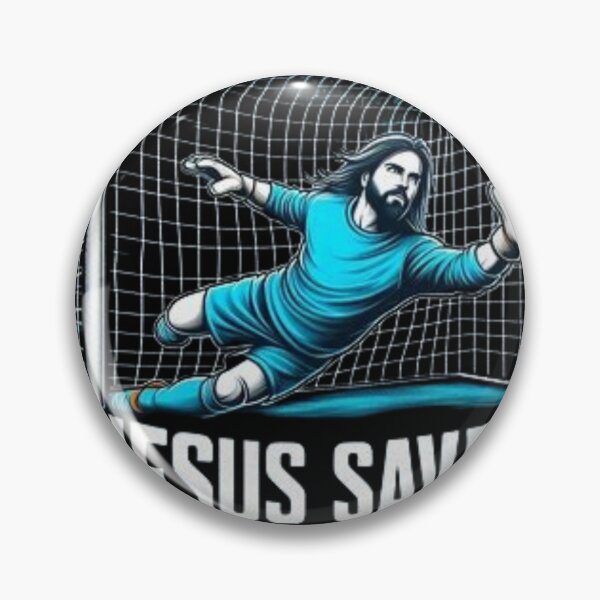 Item preview, "JESUS SAVES HOCKEY".JESUS FOOTBALL designed and sold by Obinne.