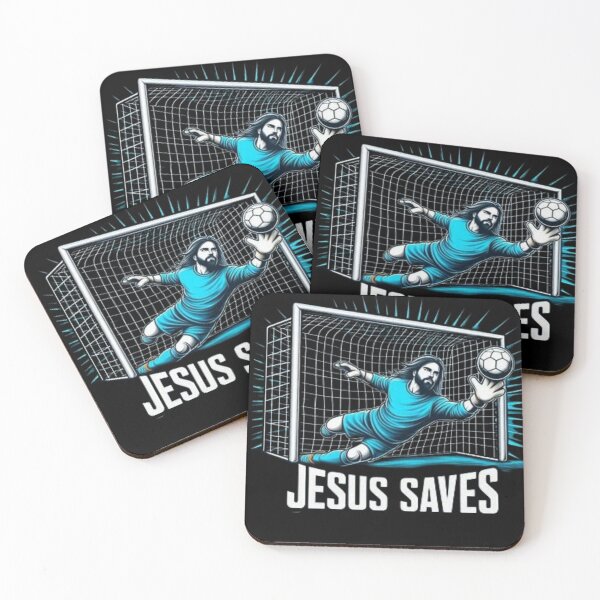 Item preview, "JESUS SAVES HOCKEY".JESUS FOOTBALL designed and sold by Obinne.