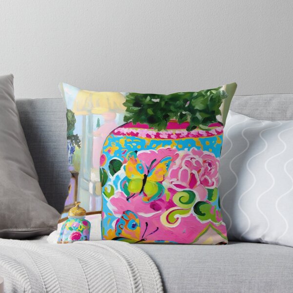 Item preview, Ginger jar in preppy interior designed and sold by SophieClimaArt.