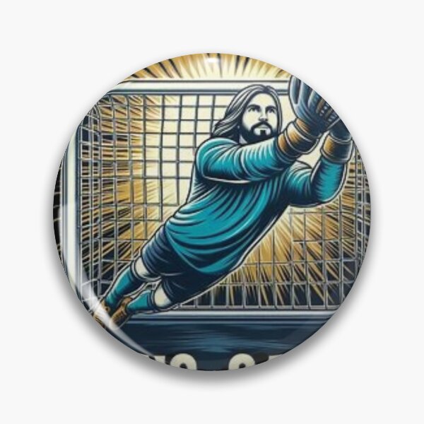 Item preview, Jesus Saves Goalkeeper Meme".JESUS FOOTBALL designed and sold by Obinne.