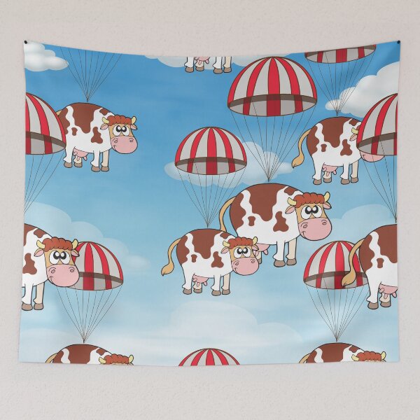 Item preview, Raining spotted cows designed and sold by BritishDelights.