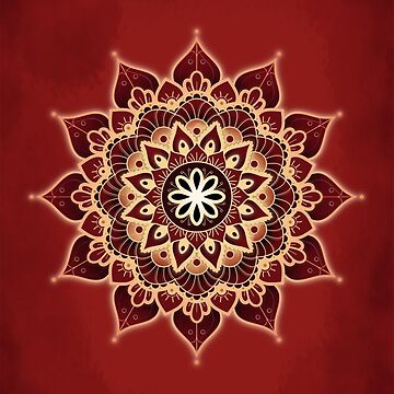 Aperçu de l'œuvre Mandala du Chakra Racine (série) de Audrey Janvier | AJD