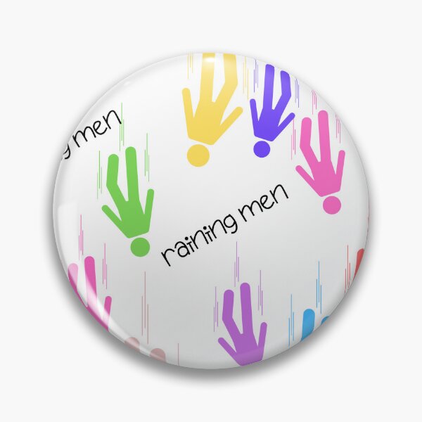 Item preview, Raining colourful men designed and sold by BritishDelights.