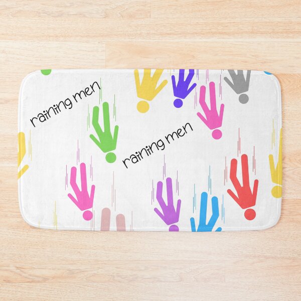 Item preview, Raining colourful men designed and sold by BritishDelights.