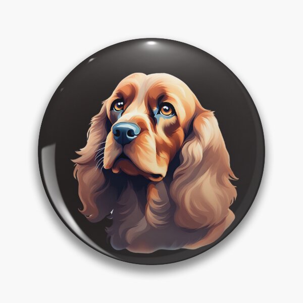 Artikelvorschau, Bunter Cockerspaniel entworfen und verkauft von MollyPetDesigns.