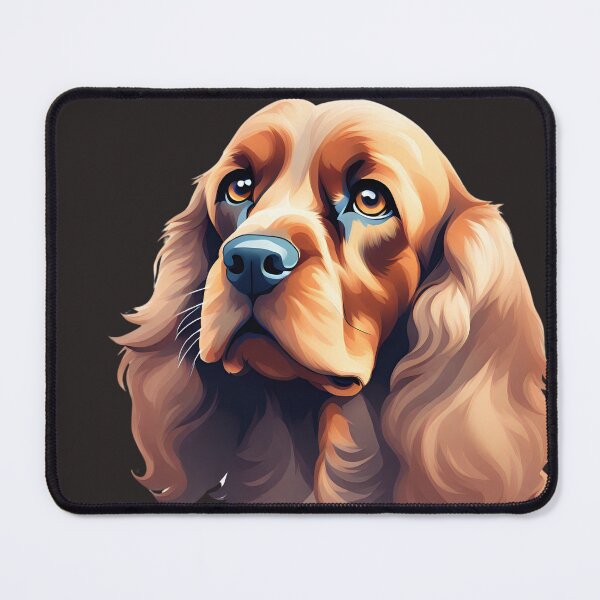 Item preview, Colorful cocker spaniel designed and sold by MollyPetDesigns.