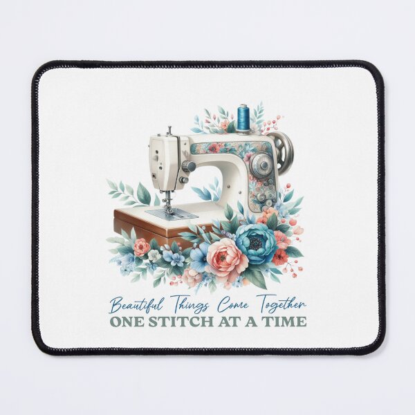 Item preview, Floral sewing machine in flowers designed and sold by InspireGlow.