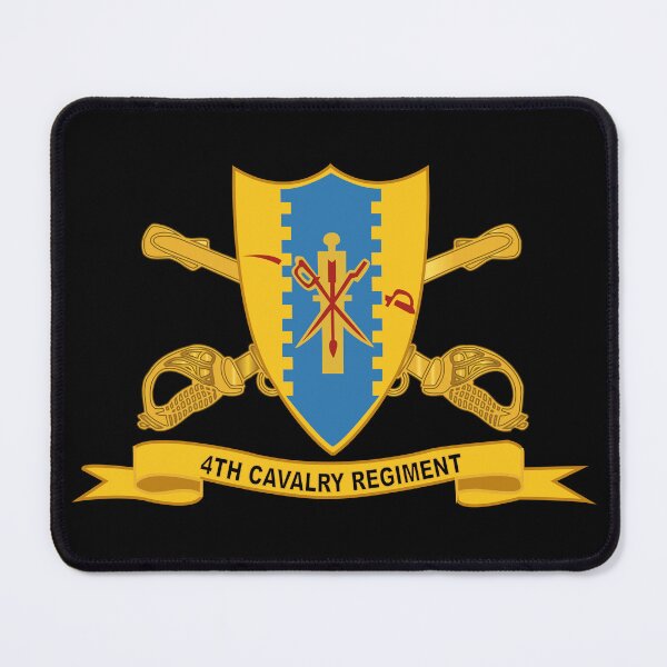 Item preview, Army - 4th Cavalry Regiment w Br - Ribbon designed and sold by Military Insignia Products.