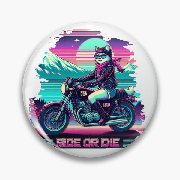 Item preview, Cute Cat Biker sticker  designed and sold by gwiggington.
