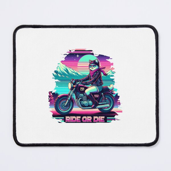 Item preview, Cute Cat Biker sticker  designed and sold by gwiggington.