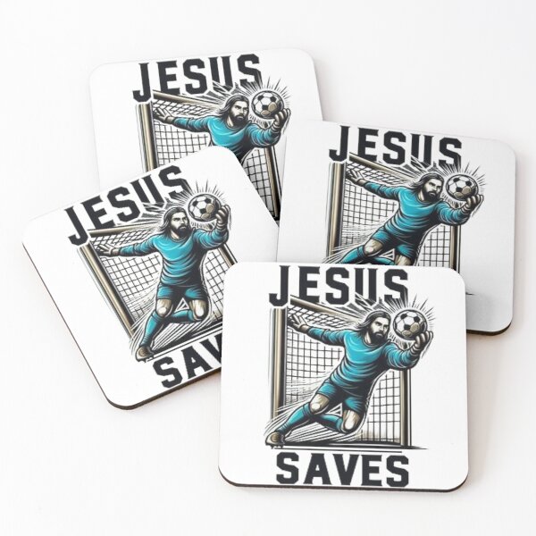 Item preview, "Jesus Saves Goalkeeper ".JESUS FOOTBALL designed and sold by Obinne.
