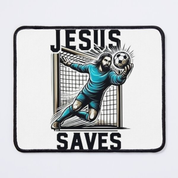 Item preview, "Jesus Saves Goalkeeper ".JESUS FOOTBALL designed and sold by Obinne.