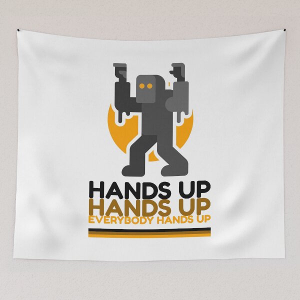 Item preview, HANDS UP EVERYBODY HANDS UP designed and sold by Hardstyle-Tees.