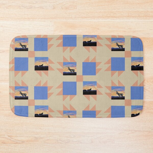 Item preview, Quilted western sunset designed and sold by SaintsPlace.