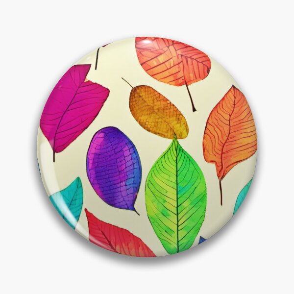 Item preview, Rainbow Leaves: Captivating Pattern designed and sold by Health And Fitness Posts e-Store.
