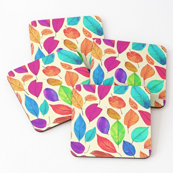 Item preview, Rainbow Leaves: Captivating Pattern designed and sold by Health And Fitness Posts e-Store.