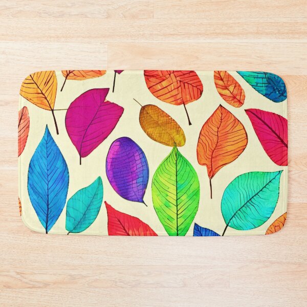 Item preview, Rainbow Leaves: Captivating Pattern designed and sold by Health And Fitness Posts e-Store.