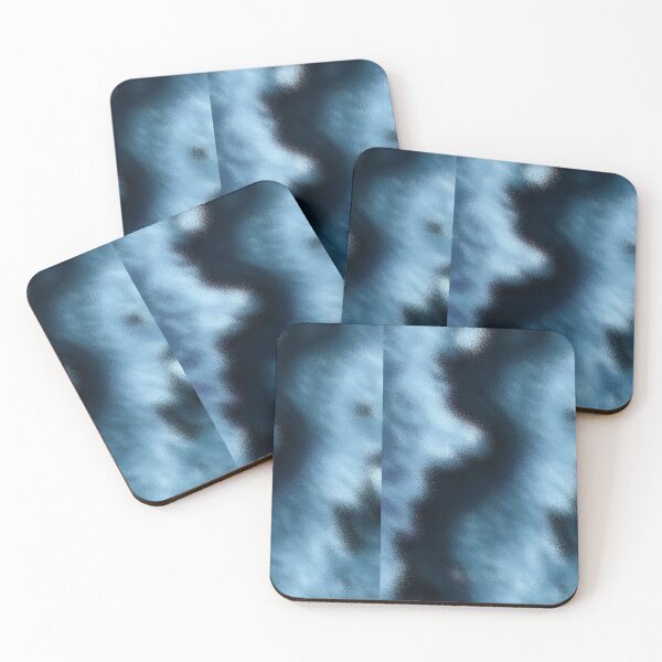 Item preview, Light and Dark Blue Frosted Marble designed and sold by Ellia Arts.