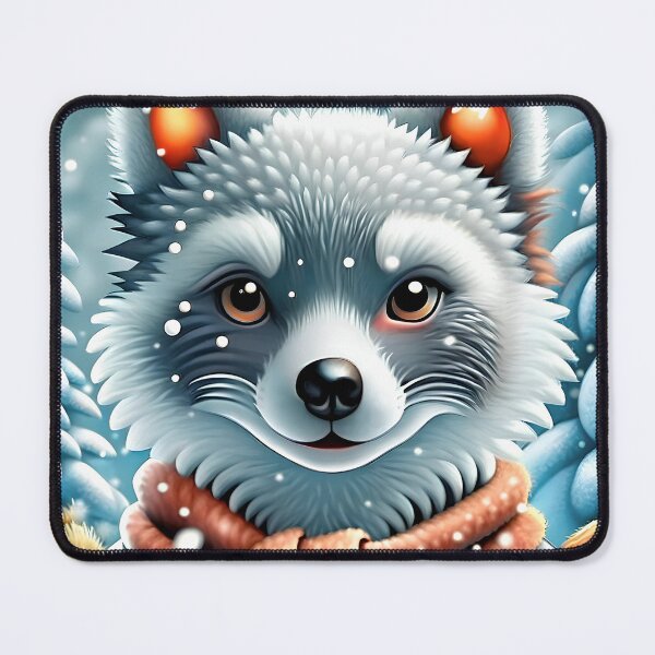 Item preview, A cute wolf cub walks in the forest designed and sold by ArtBoom73.