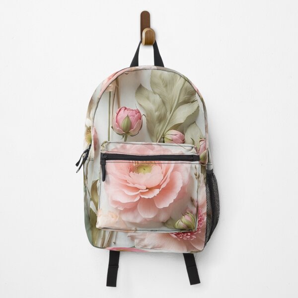 Item preview, Dried Flowers Art- Peach, Green and Cream Pastel designed and sold by Witsprings.
