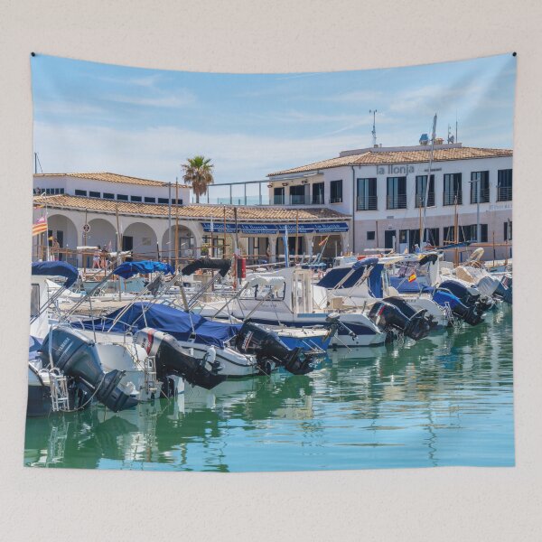 Item preview, Puerto Pollensa Marina La Llonja Restaurant designed and sold by GG WALL ART.
