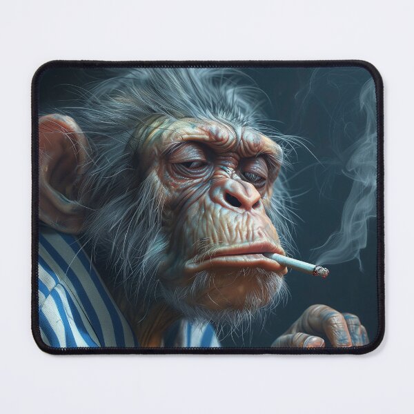 Item preview, Smoker monkey designed and sold by PricklyPeanut.