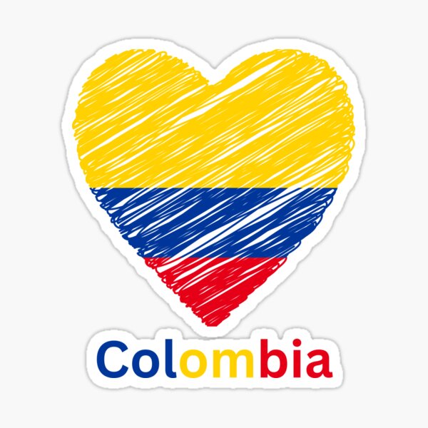 Item preview, Colombia flag , Colombia sticker , Colombia map , visit Colombia  designed and sold by Noniin.