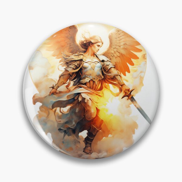 Item preview, Archangel Saint Michael Artwork designed and sold by AdamesArtStudio.