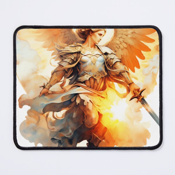 Item preview, Archangel Saint Michael Artwork designed and sold by AdamesArtStudio.